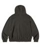Spread Typography Logo Print Pigment Hoodie Charcoal