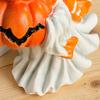 Halloween Ornament Ghost Hug Pumpkin Shape Resin Statue Halloween Table Shelf Office Desktop Decoration