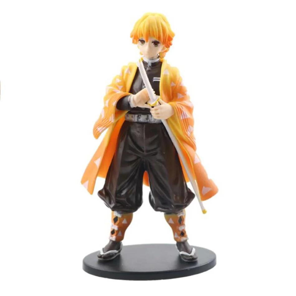 16 Anime Devil Killer Ghostbusters Character Kamado Tanjirou Action Character Agatsuma Zenitsu Nezuko Warrior PVC Model Toys
