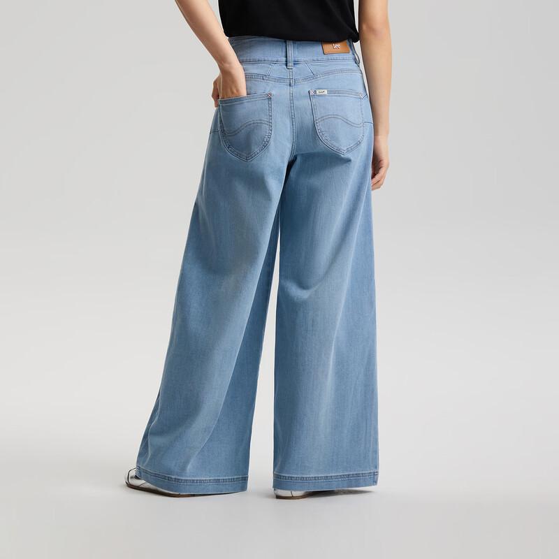 Lee Women's Slouchy Ultra Loose Wide-Leg Jeans
