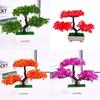 Pine The Greeting Guests Artificial Bonsai Plastic Plant Living Room Office And