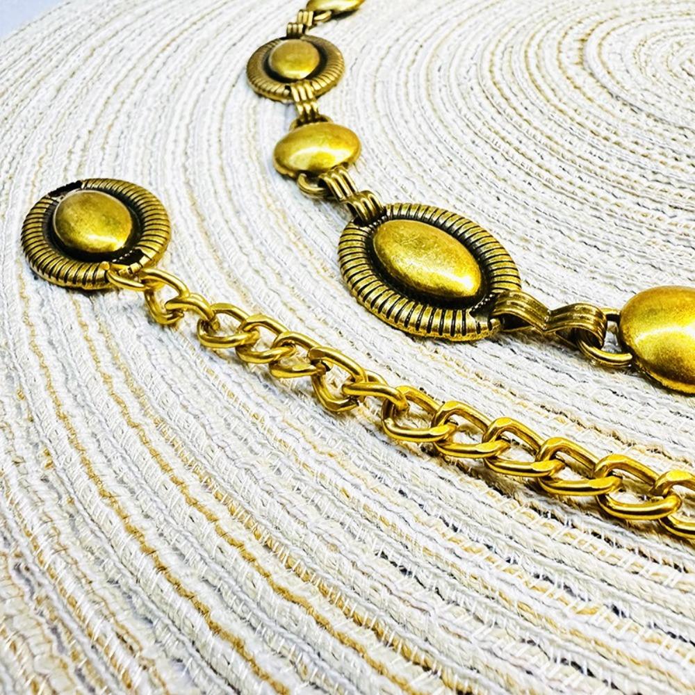 Adjustable Women's Waist Chain Cowgirl Western Country Chain Belt for Sweaters Dresses Jeans