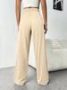 Women's High-Waist Wide-Leg Sports Pants - Casual, Loose Fit with Pockets