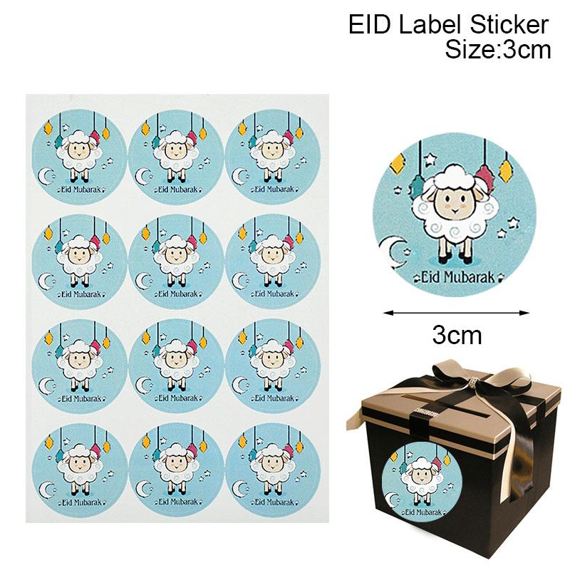 60/120 stücke Ramadan EID Mubarak Dekorationen Papier Aufkleber Geschenk Label Siegel Aufkleber Islamischen Muslimischen Eid al-fitr Dekoration Liefert