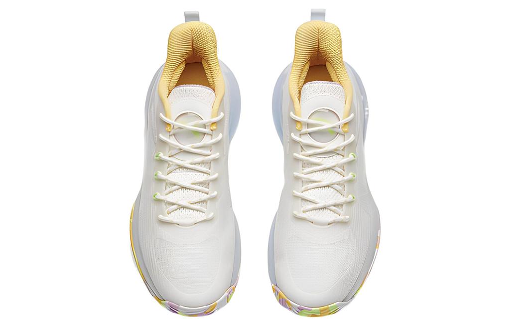 Men's Sneakers ANTA Cement Killer Basketball Shoes Men's Low-top Ivory White/Light Yellow