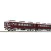 KATO N Gauge Hankyu 6300 Series with Small Windows, 4-Car Basic Set, 10-1825, Model Train