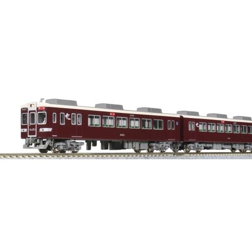 KATO N Gauge Hankyu 6300 Series with Small Windows, 4-Car Basic Set, 10-1825, Model Train