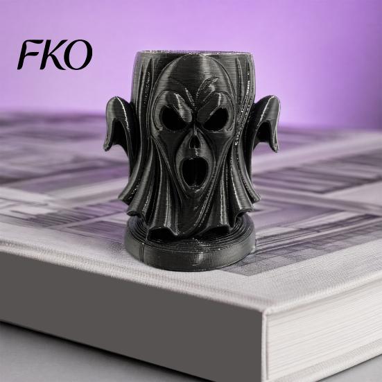 Halloween Table Decor 3D Printed Ghost Egg Holder, Multi-Functional Tray Ornaments for Storage And Durable Desktop Decoration, Horror Theme