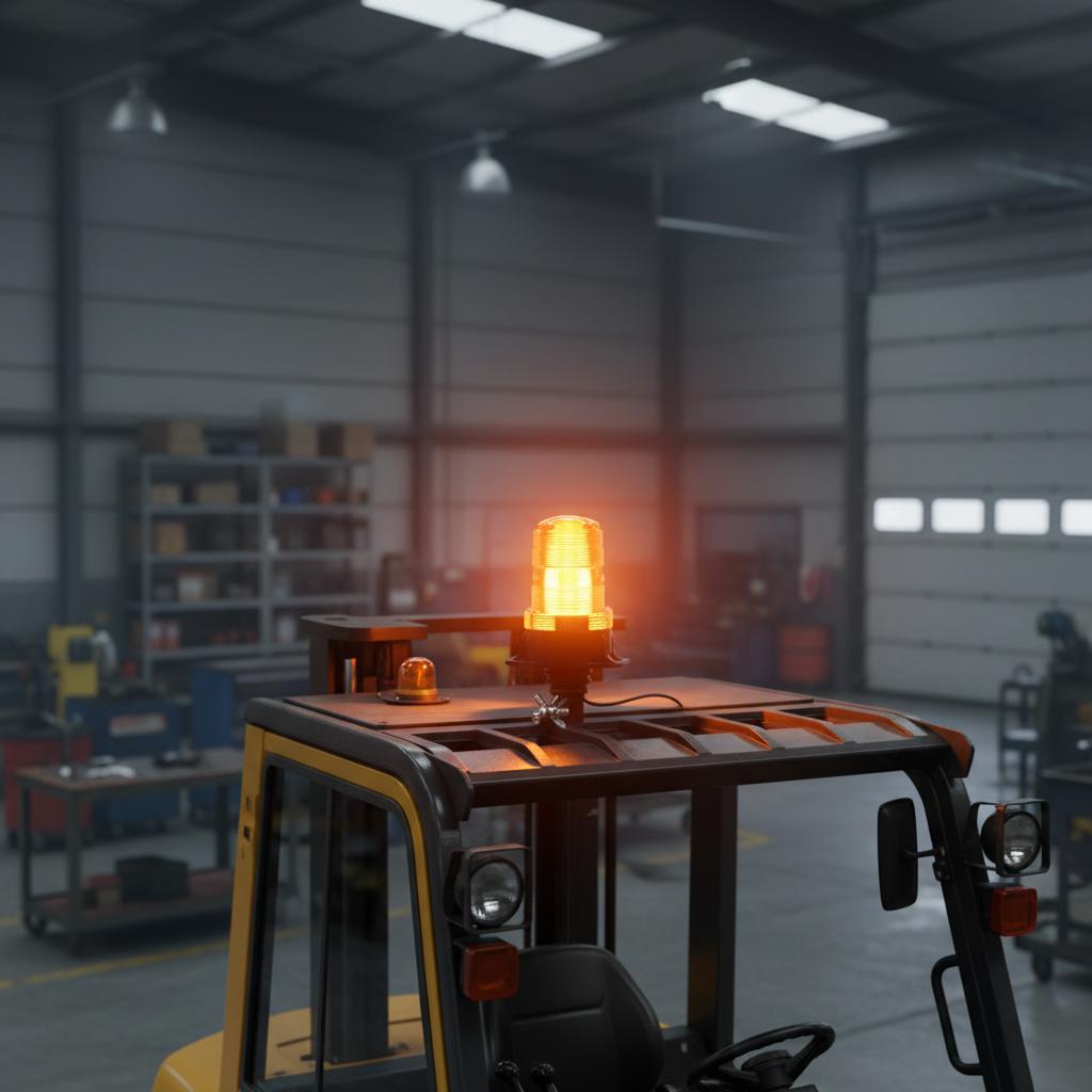 GL-225Z Guanhong LED Strobe Warning Light, DC12-24V Amber Emergency Hazard Beacon Lamp Strobe Light