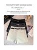 2025 Spring/Summer High Waist A-line Women's Casual Korean Style Wide Leg Shorts