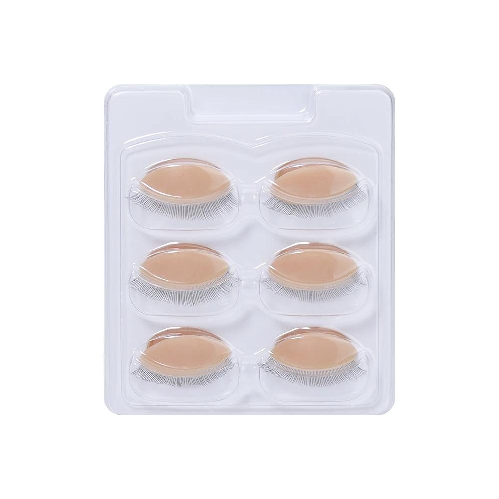 wholesale Mini Lash Flat Model Head Practice Eyelash Extension Training Head With Removable Replacement Eyelids Mannequin Head