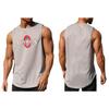Mens Bodybuilding Gym Tank Tops Summer Fitness Clothing Mesh Quick Dry Loose Fit Sleeveless T Shirts