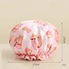 Waterproof Shower Cap for Girls Hair Bathing Cap Reusable Kitchen Hair Cover Oil Proof Dry Hair Treatment Cap