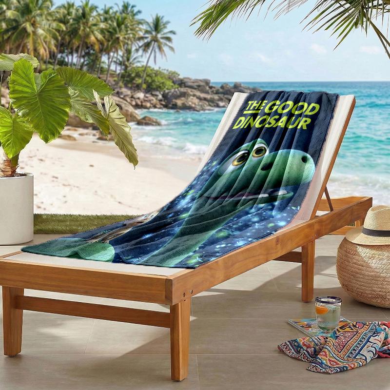 Good Dinosaur Fashion Beach Towel: Ideal for Summer Adventures Soft, absorbent and quick drying suitable for swimming and bathing