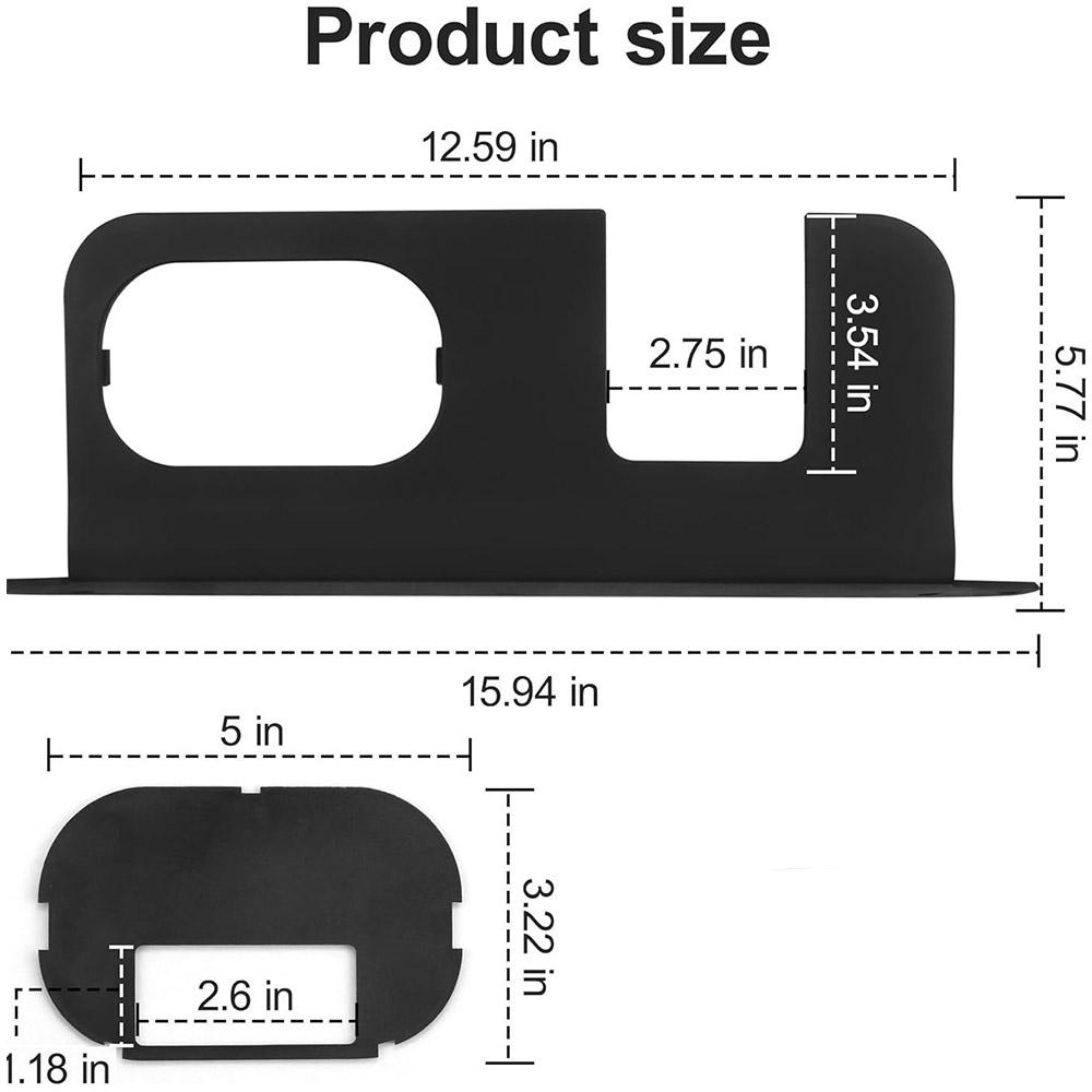 Rear Bumper Cover Plate for Ford Maverick 2022-2025