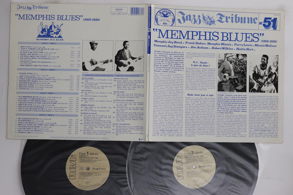 LP Record VARIOUS - Memphis Blues (1928 - 1930) Jazz Tr NL89276 RCA Germany Blues Used