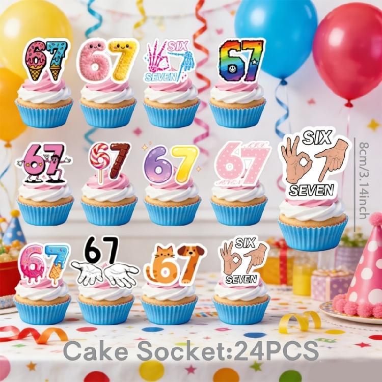 Vibranting Finger Cake Toppers For Tailgating And Team Celebration Event