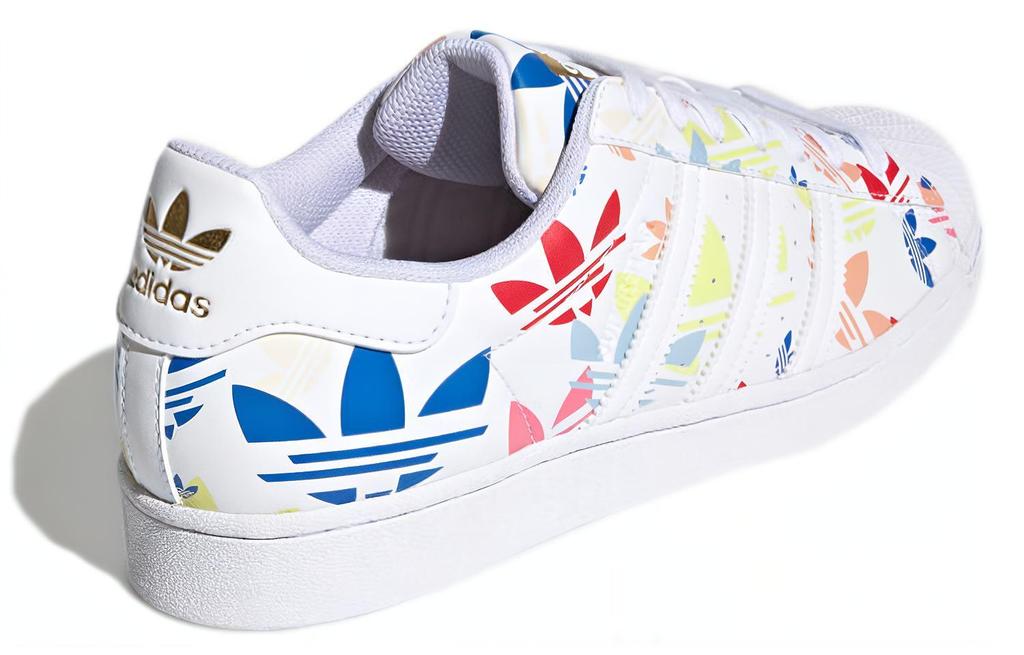 adidas Superstar 'Allover Trefoil - Biały Wielokolorowy' H00183