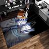 1pc BIRMINGHAM CITY LOGO Print Area Rug - Soft,Washable Non-Slip Indoor Mat for Office Chairs,Living Room,Home Office Decorative Rug