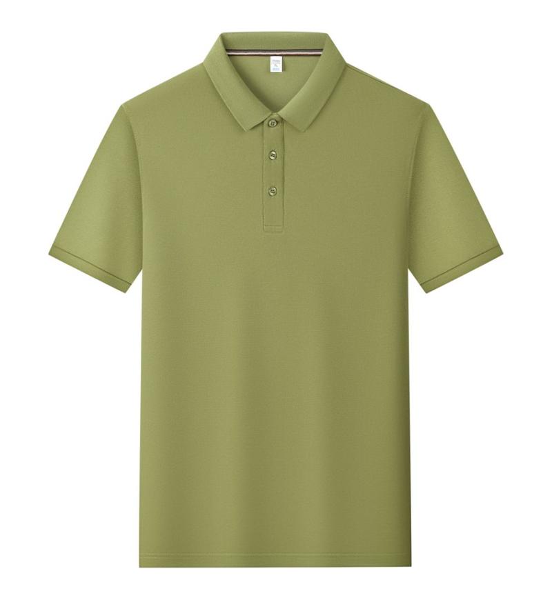 Summer Men's and Women's Lapel Short Sleeve Solid Color T-Shirt YG-688