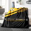 Renault Customize Your Name Blanket Cozy Customizable Blanket Soft Warm Cozy for Couch Home Decor Office Living Room for All Occasions