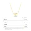 MODIAN 925 Sterling Silber Glückszahl 777 Anhänger Halskette Gold Farbe Halskette Für Frauen Edlen Schmuck Jahrestag Geschenk