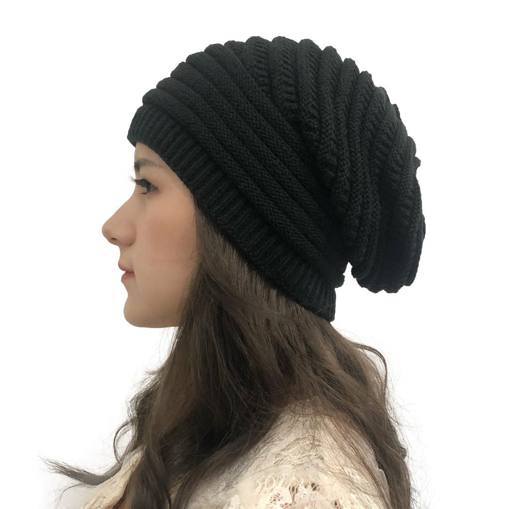 Hot-Selling European American Autumn Winter Beanies Versatile Pullover Hats for Outdoor