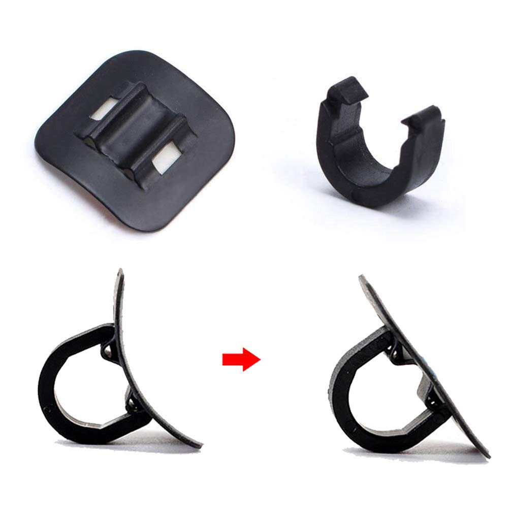 8 Pieces Bicycle Thread Guide C Type Buckle Mountain Bike