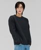 CHASECULT Men'S Basic Round Sweater - Charcoal