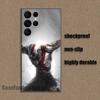 Game G-God of W-War Kratos For Samsung S26,S25,S24,S21,S22,S23,S30,Ultra,S20,Plus,Fe,Lite,5G Black Cover Phone Case