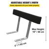 VEVOR Boat Trailer Guide-ons, 48", 2 PCS Rustproof Steel Trailer Guide Ons, Trailer Guides with Carpet-Padded Boards, Mounting Parts Included
