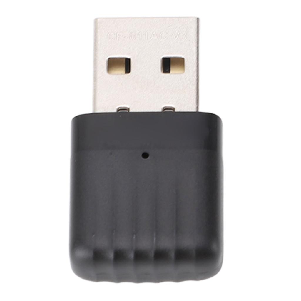 WiFi Network Adapter 650Mbps 2.4G 5.8G Dual Band USB WiFi Receiver Transmitter for Win XP 7 8 8.1