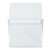 Magnetische Aufbewahrungstasche, transparent, ohne Bohren, abnehmbar, robust, Kühlschrank, Mikrowelle, seitlicher Aufbewahrungsbehälter, Organizer, Halter, Küchenbedarf
