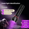 1-5PCS Portable Ultraviolet Torch Multi-Function Telescopic Zoomable Flashlight 3 Light Modes Waterproof UV Torch for Money