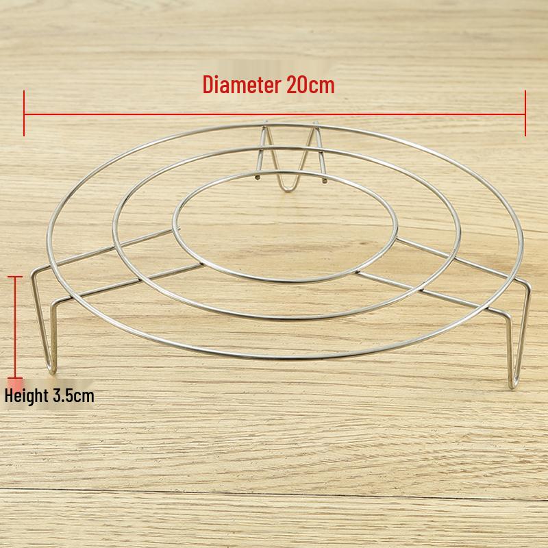 Stainless Steel Multifunctional Triangle Steamer Rack for Vegetables and Pot Storage