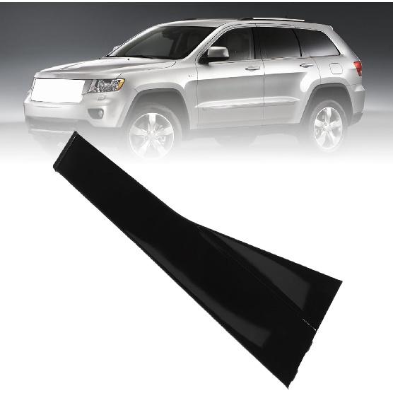 Rear Door C Pillar Trim Window C Pillar Cover Trim Applique Replacement for Jeep Grand Cherokee 2011-2021 (Right: 57010448, 57010448AK, 57010448AJ,)