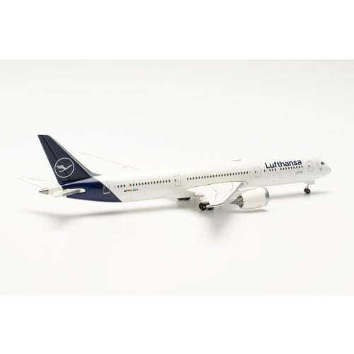 Herpa Airplane Model Lufthansa Boeing 787-9 Dreamliner - D-ABPD Frankfurt Scale 1:500, Metal Miniature without Base, Model Building, Collector's Editi