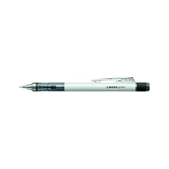 Tombow Mechanical Pencil 0.5mm MONO Monograph (Shake To Center) Neon White DPA-134A