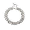 Metal Wide Chain Short Necklace for Women Fashion Exaggerated Wild Elegant Travel Photo Matching Clothes Clavicle Chain Accessories