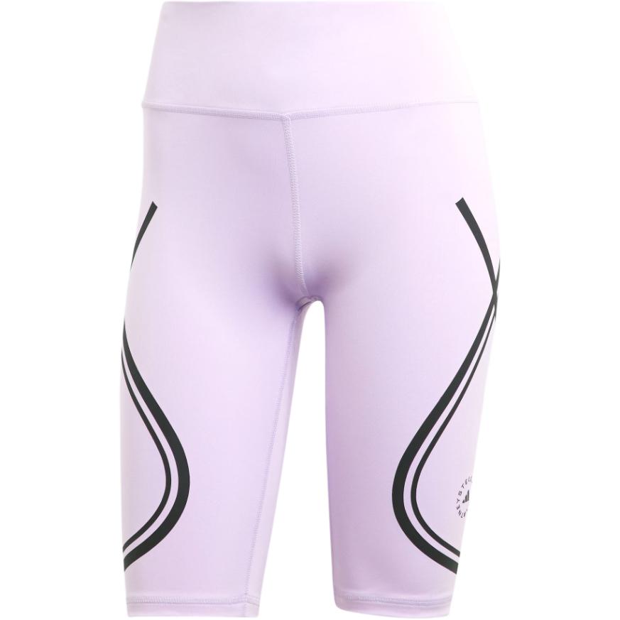 

Adidas X Stella McCartney Truepace Running Bike Leggings, Women High-Rise Tight-Fit Purple Pink Bottoms IB4944 XS