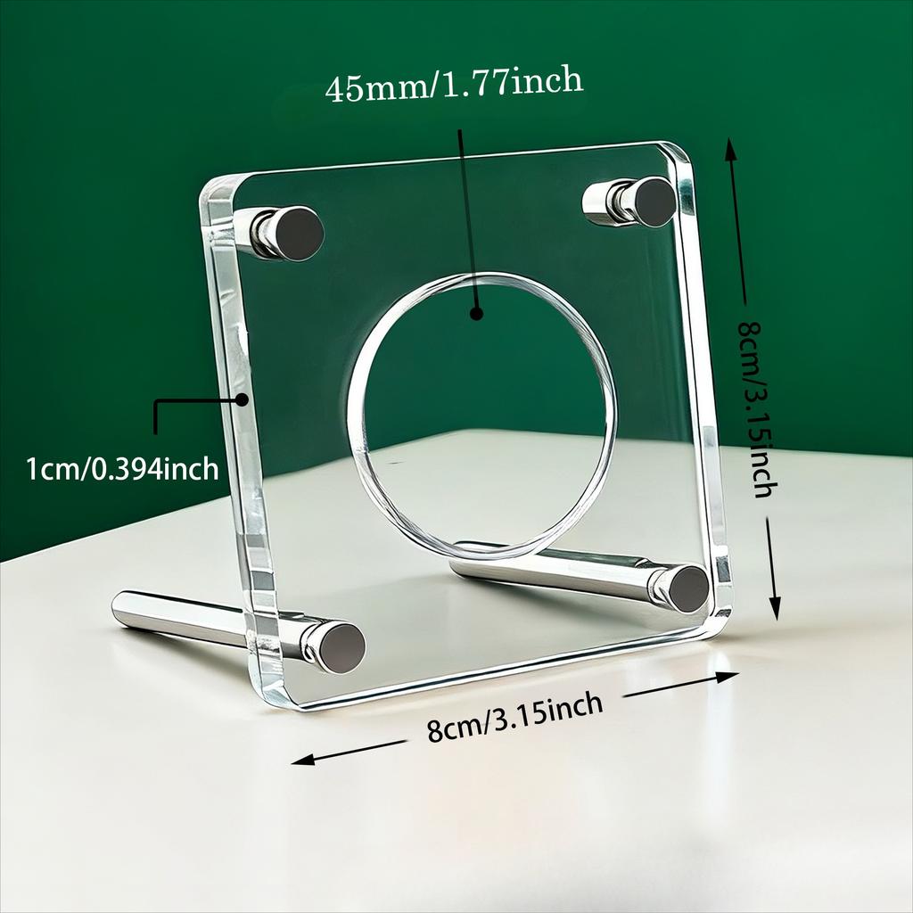 Commemorative Coin Storage Rack, Ornament, Transparent, Acrylic, Coin Display Rack, Commemorative Medal Collection Box, Suitable for 40mm/45mm