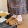 Plateforme Ballerines Femmes Pantoufles Daim Boucle Mules Chaussures 2025 Été Sandales Slingback Nouvelles Tendances Décontractées Sandalias De Mujer