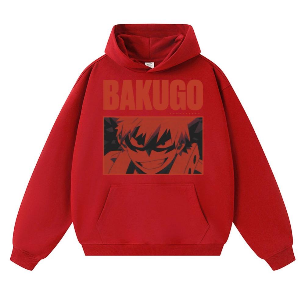 Anime My Hero Academia Katsuki Bakugo Hoodie Hip Hop Retro Harajuku Manga Sweatshirt Men Women Pullover
