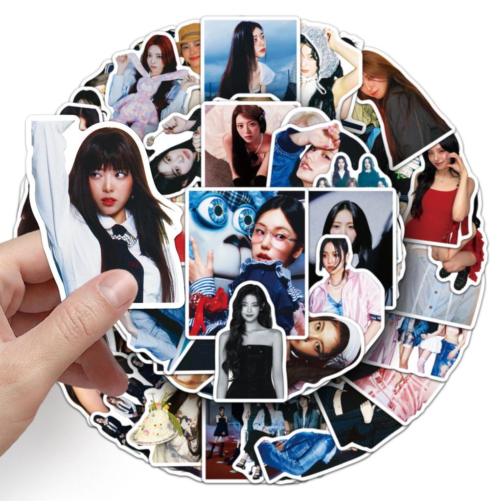 50 ITZY Stickers: Trendy Korean Idol Lia for DIY Planners & Laptops