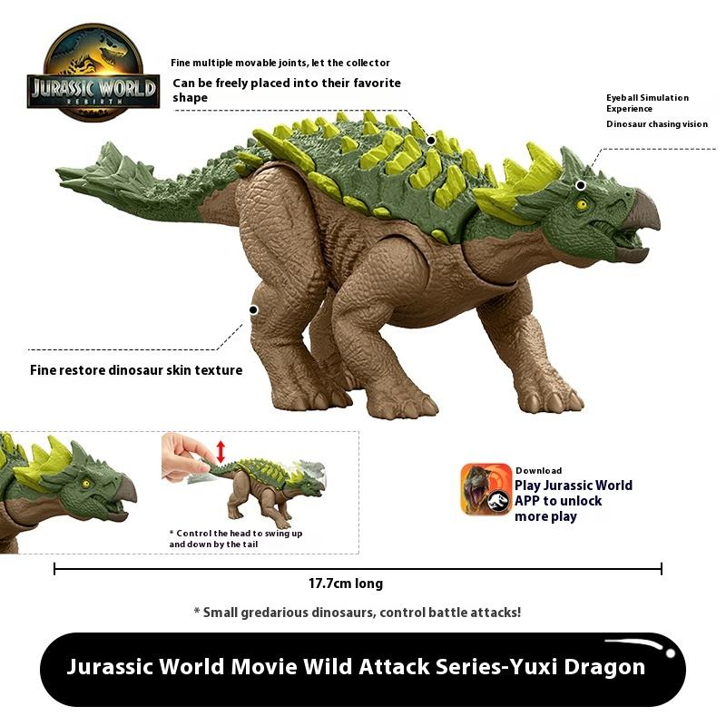 Jurassic World - Die wunderbare Welt der Wunder: Rebirth 4 Spinosaurus Actionfigur Modell Simulierte Dinosaurier Modell Spielzeug Kindergeburtstagsgeschenk