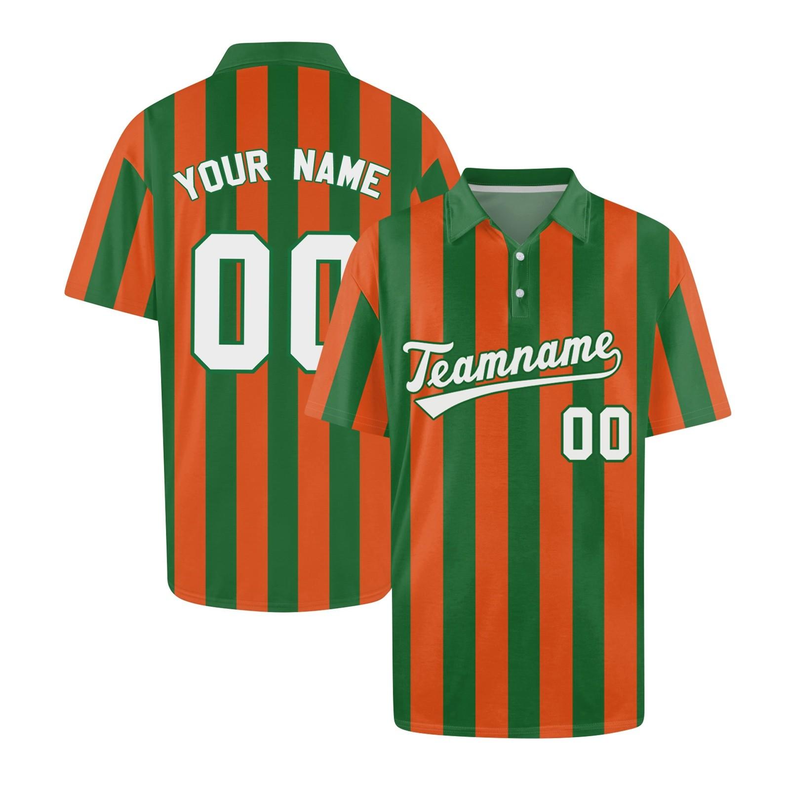 

Персонализированные топы «Сделай сам» - Мужские топы с коротким рукавом на пуговицах, с лацканами и полосатым принтом XXXL шафрановый