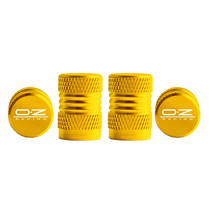 For OZ O.Z Racing Logo Alpha Romeo Fiat abarth JEEP Ford Volvo Car Valve Caps Wheel Tires Air Tyre Stem Protective Cover