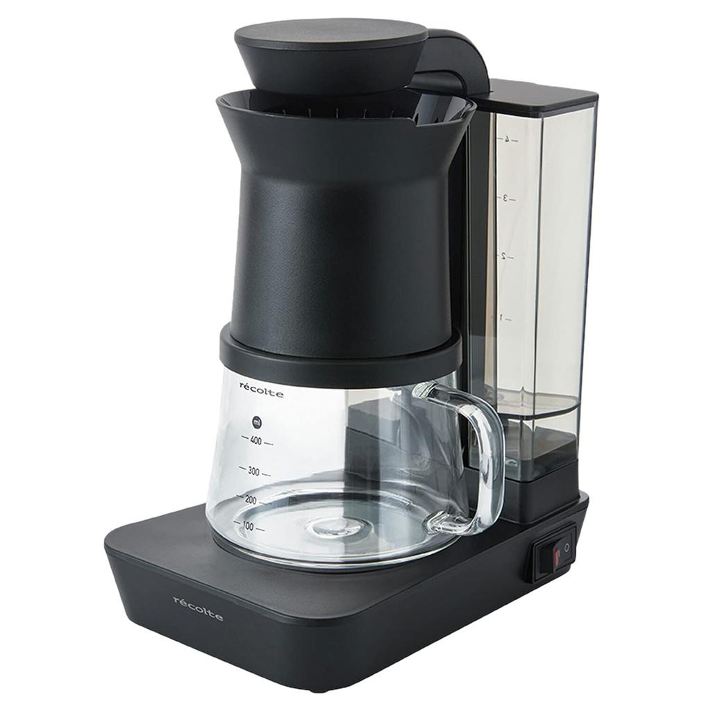 récolte Rain Drip Coffee Maker, 2-Way Brewing, 480 mL, Black, RDC-1(BK)
