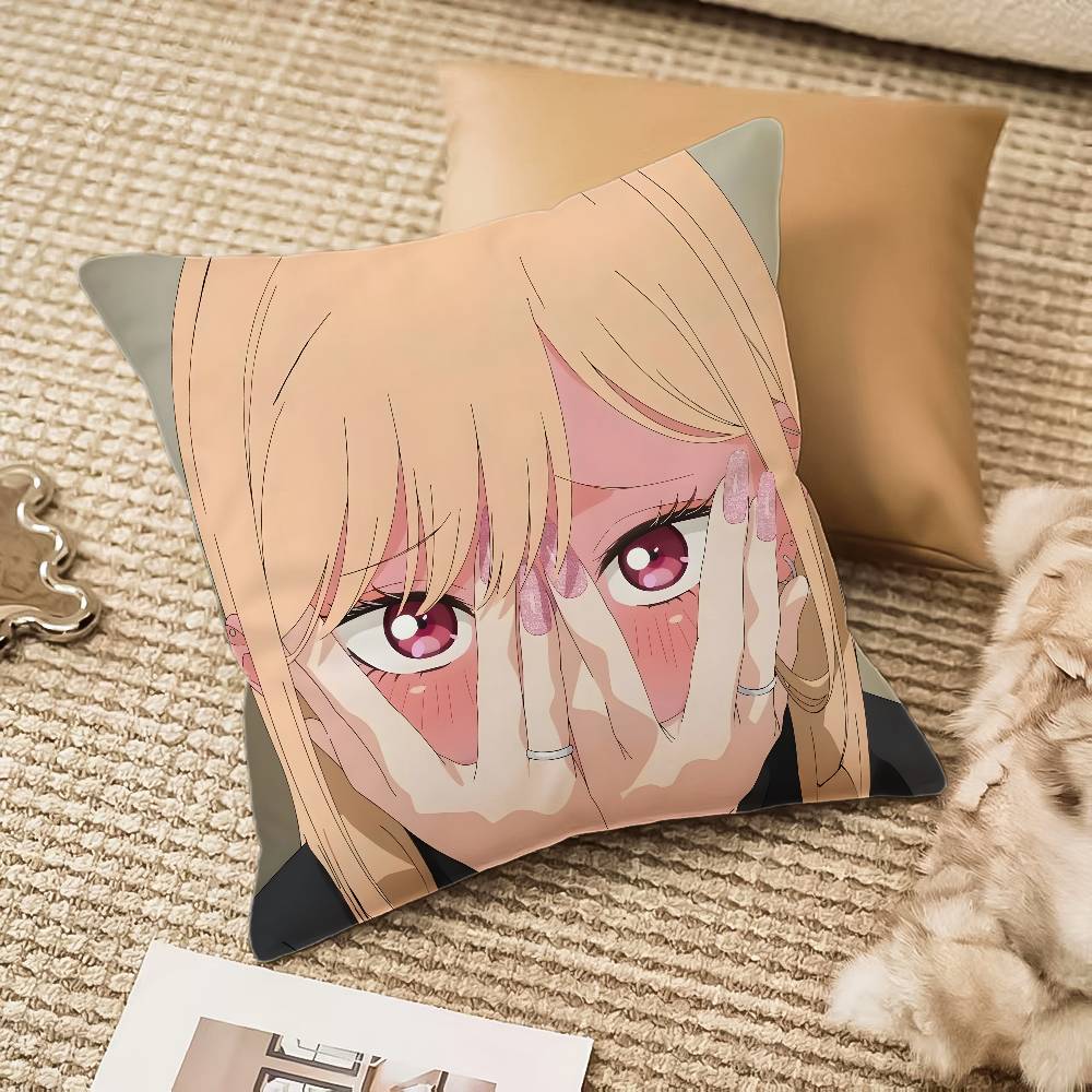 Marin Kitagawa Anime Pillow Case Anti-dustmite Invisible Zipper Sofa Bed