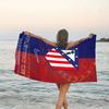 1pc Atletico Madrid Beach Towel, Beach and Seaside Swimming Pool Equipment, Fashion Pattern, Rectangular, Travel Essentials